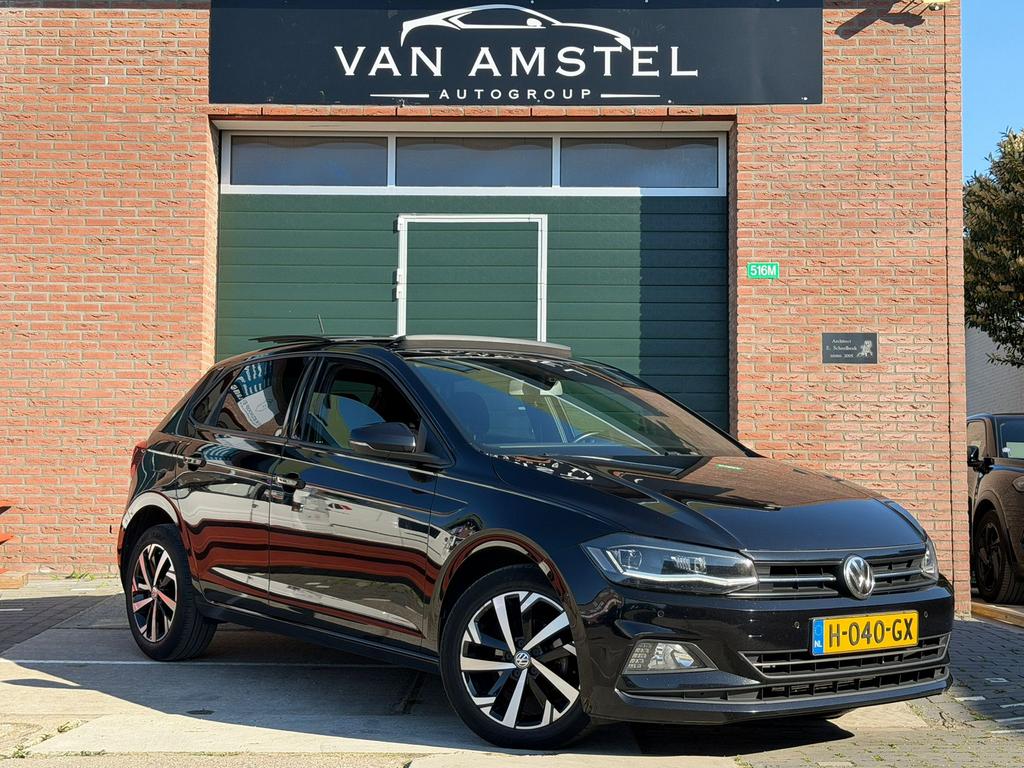 Volkswagen Polo 1.0 TSI | Automaat | Panoramadak | Carplay, Auto's, Stof, Zwart, 95 pk, Origineel Nederlands