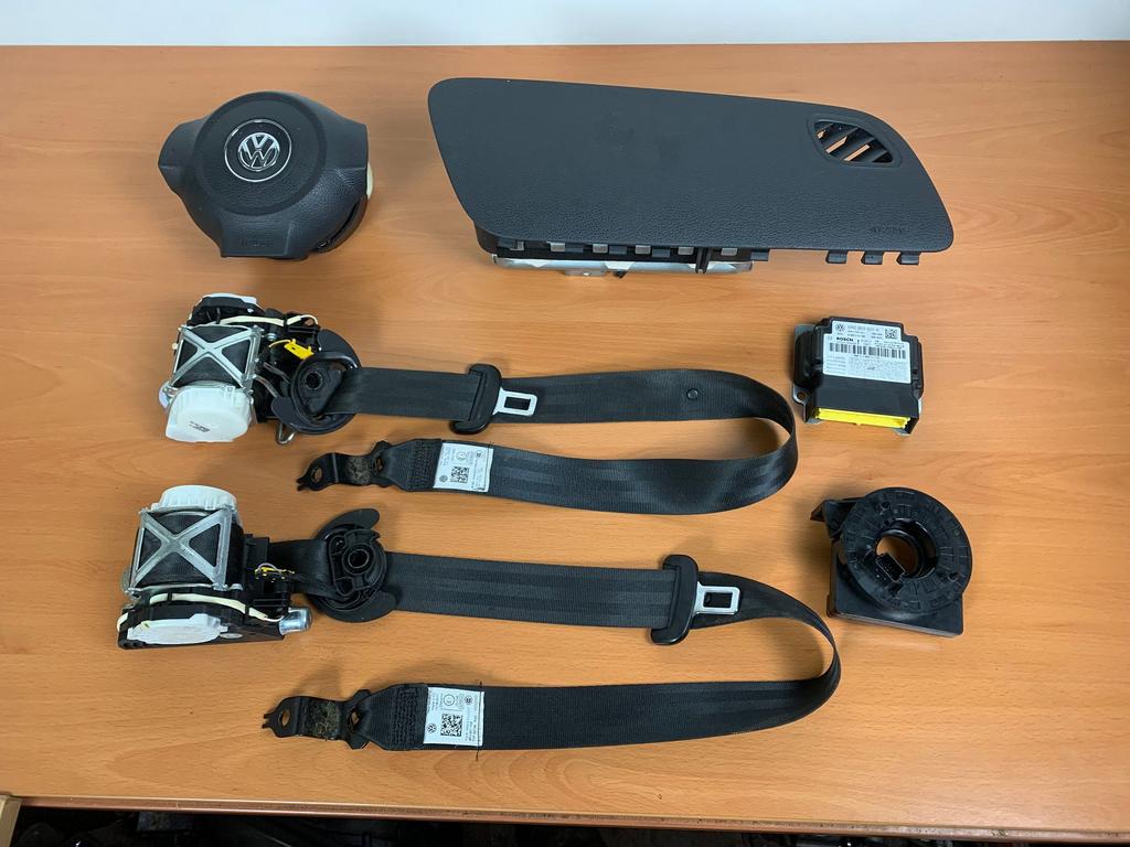 airbag set vw polo 6R 2009 tot 2013 4drs, Gebruikt, -, Volkswagen, -