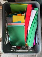 Groot krat met  knutsel spullen creatief, Ophalen, Zo goed als nieuw, Materiaal