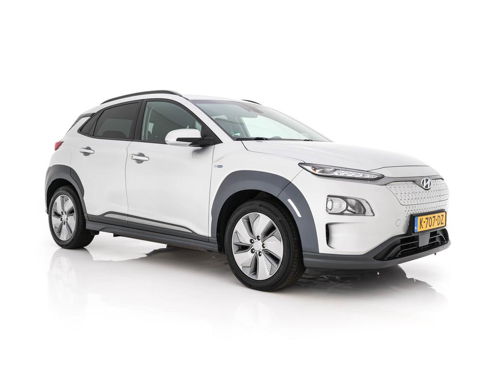 Hyundai KONA EV Fashion 64 kWh (3-Fase) {SOH-100%} (INCL-BTW, Auto's, Hyundai, Gebruikt, Zwart, 39 min, 64 kWh