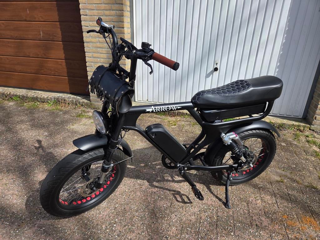 Unieke fatbike Arrow dubbele accu 500W, Fietsen en Brommers, Elektrische fietsen, Ophalen, Zo goed als nieuw, Overige merken