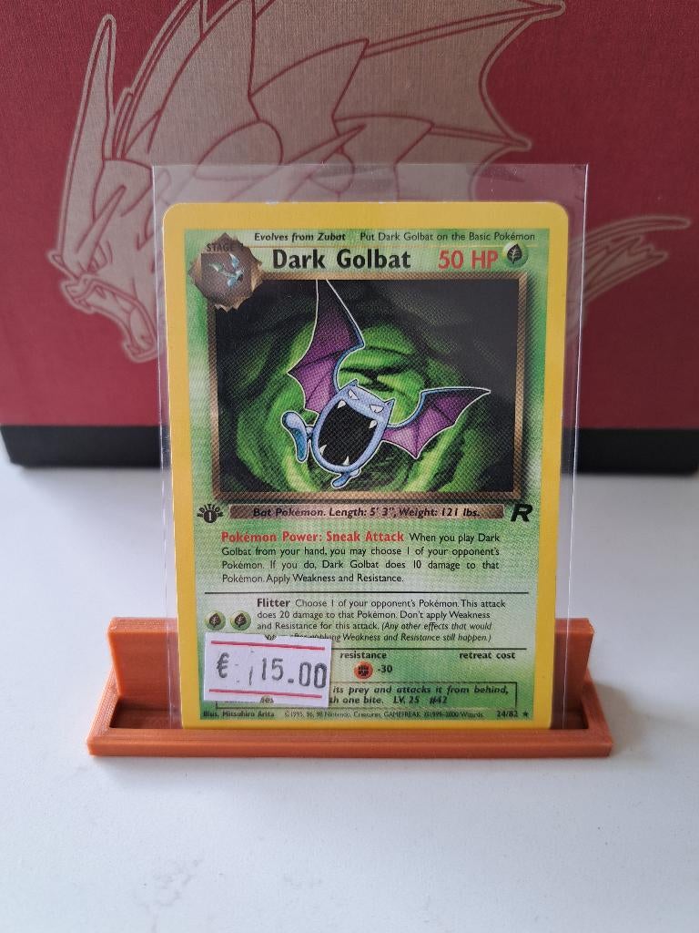 Dark golbat 1st edition 24/82	 € 15,00, Ophalen of Verzenden, Zo goed als nieuw, Losse kaart