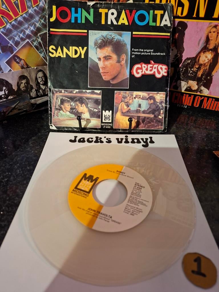 John Travolta - Sandy (Grease Soundtrack) Vinyl 1978/1, Ophalen of Verzenden, Gebruikt, 12 inch