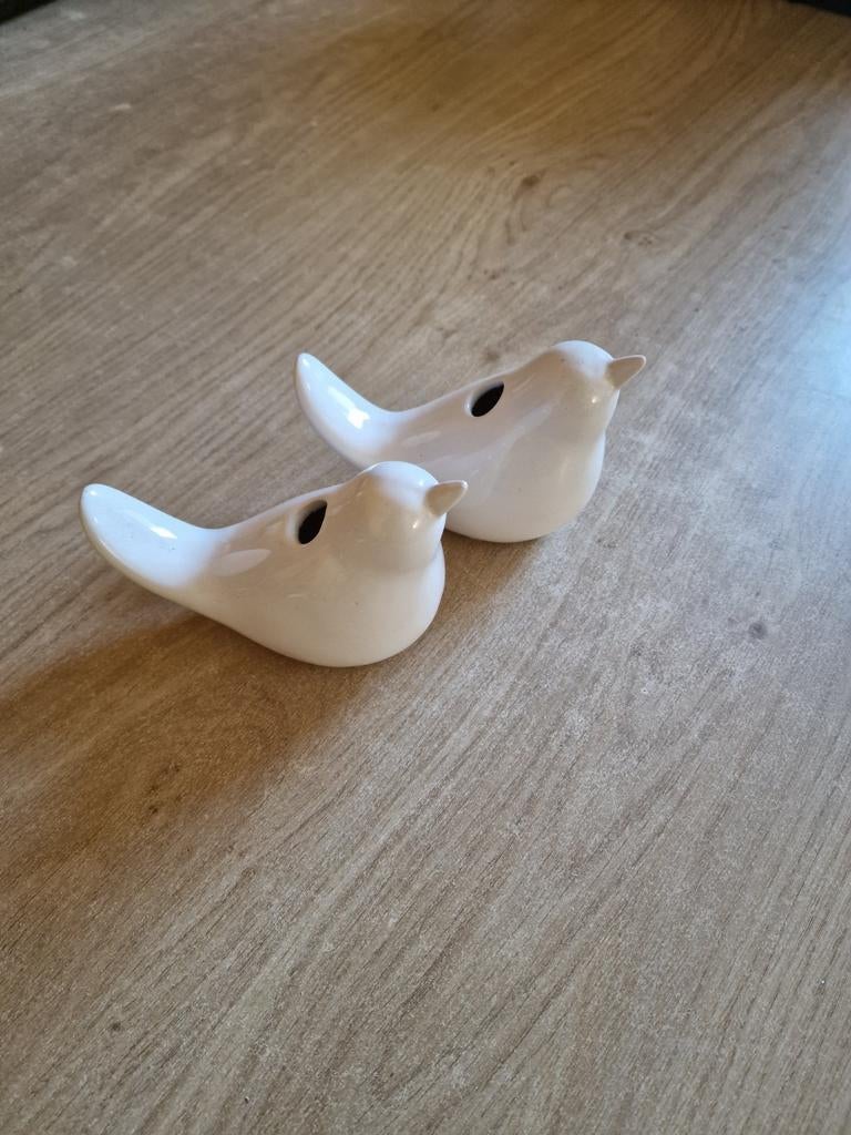 It's About Romi - 2 leuke vogels, Ophalen, Zo goed als nieuw, Wit, Steen/keramiek