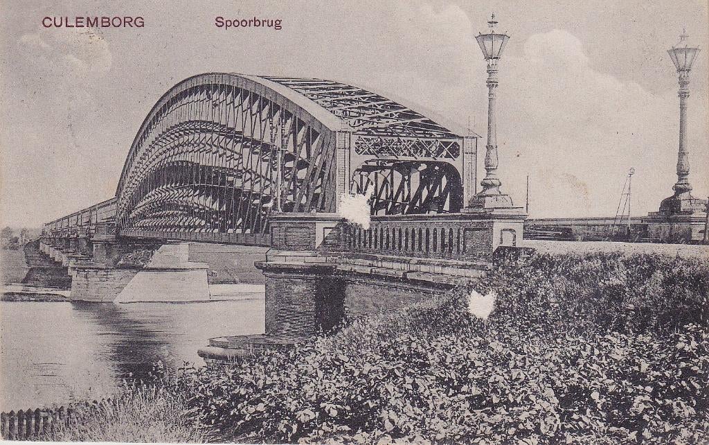 CULEMBORG   SPOORBRUG, Verzamelen, Ansichtkaarten | Nederland, Ophalen of Verzenden, Voor 1920, Noord-Brabant