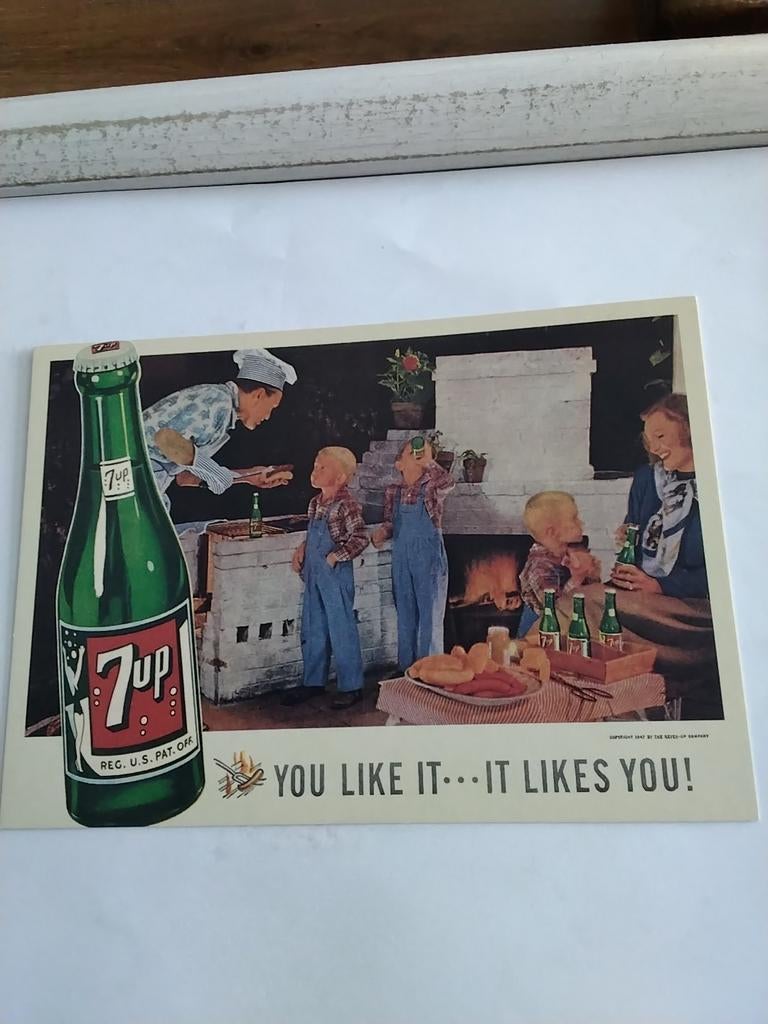 7 UP. YOU LIKE IT ... IT LIKES YOU!, Verzamelen, Ophalen of Verzenden, Overige thema's
