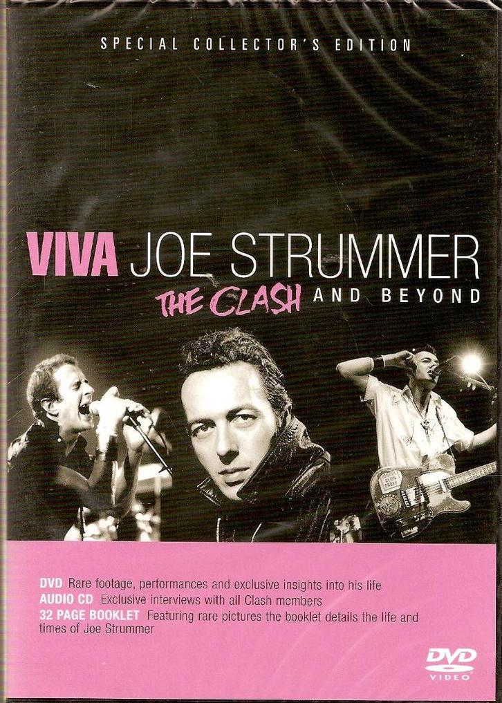 Joe Strummer - Viva The Clash and beyond ( + cd ), Cd's en Dvd's, Dvd's | Muziek en Concerten, Nieuw in verpakking, Muziek en Concerten