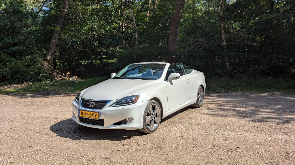 Lexus IS 250C 208 pk Aut. 2009 Wit, Auto's, Lexus, Achterwielaandrijving, Zwart, Cabriolet, Lichtsensor