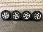 Lichtmetalen velgen met banden BMW X5 2002, Ophalen, Gebruikt, Banden en Velgen, 17 inch