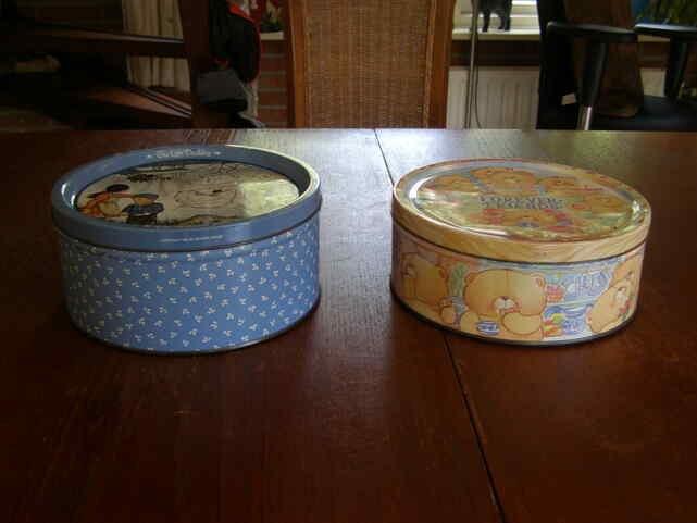 Koekjes blik, Verzamelen, Blikken, Ophalen of Verzenden, Gebruikt, Overige