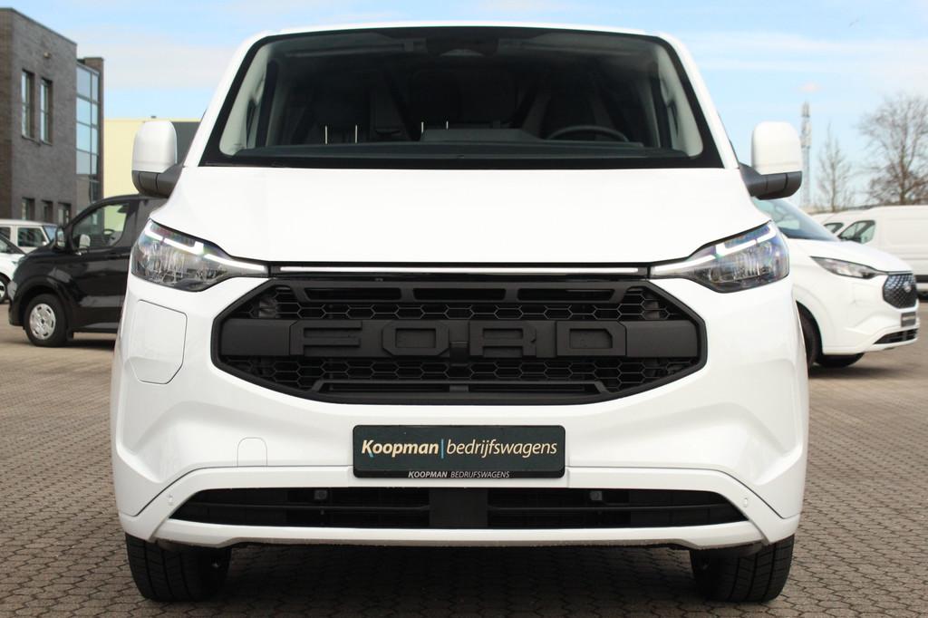Ford E-Transit Custom 320 L2H1 Limited | 65kWh | 160kW/218pk, Auto's, Bestelauto's, Automaat, Achterwielaandrijving, Wit, Onderhoudsboekje