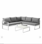 Loungehoek wit aluminium, Tuin en Terras, Ophalen, 5 zitplaatsen, Loungeset, Bank