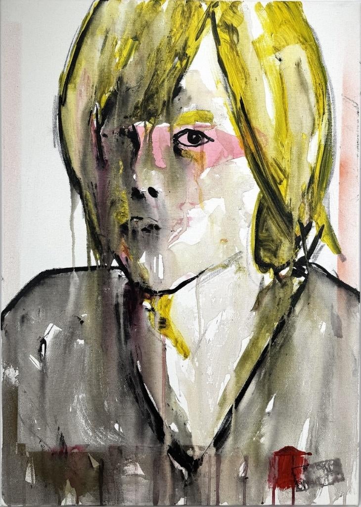 1049. Acrylverfschilderij, A Broken Universe - 2017, Ophalen of Verzenden