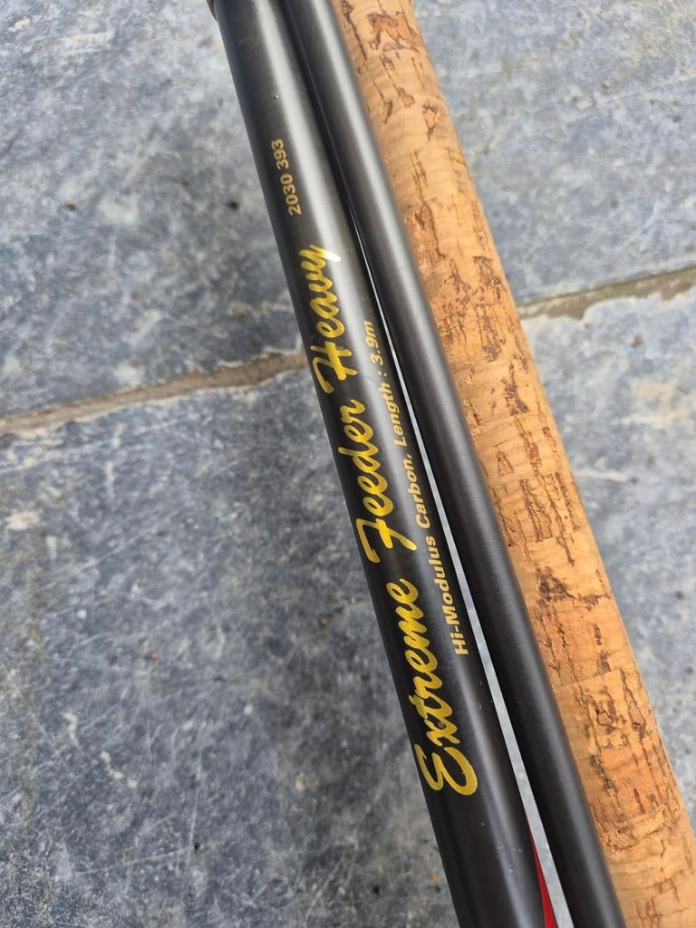 1x Spro extreme heavy feeder 3,90mtr met dam quick, Ophalen, Werphengel