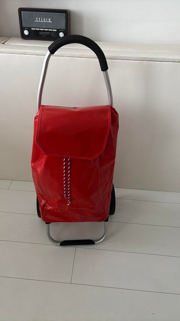 Stevige boodschappenkar oranje, Ophalen, 30 cm of meer, Minder dan 35 cm, Oranje