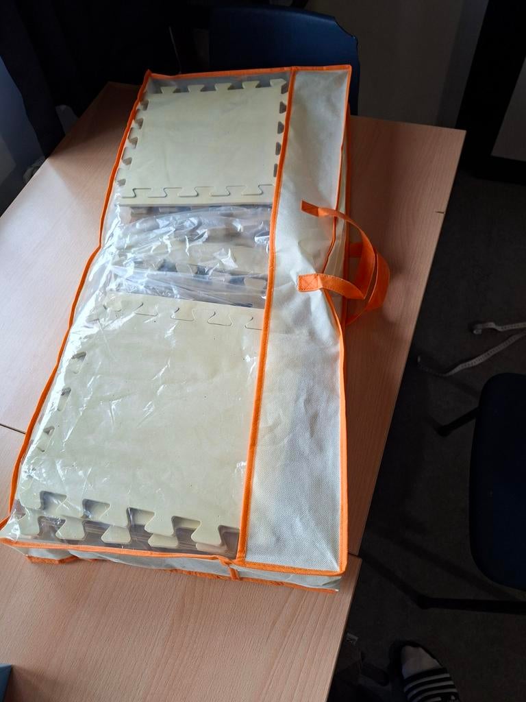 Puzzelmat / Speelmat (EVA schuim) - Houtlook, Ophalen of Verzenden