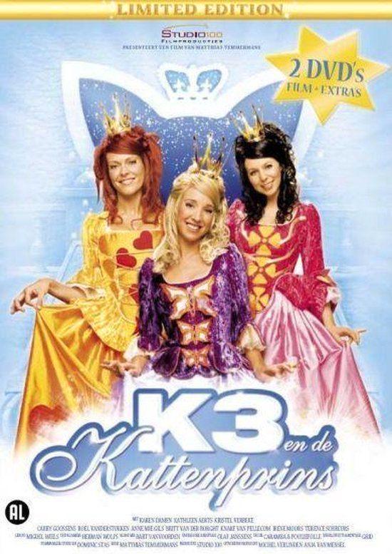 2-DVD K3 - K3 En De Kattenprins (Limited Edition), Cd's en Dvd's, Dvd's | Kinderen en Jeugd, Zo goed als nieuw, Film, Avontuur