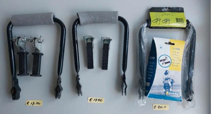 Fiets Rugsteun met rugkussentje en voetsteuntjes, Fietsen en Brommers, Fietsonderdelen, Zo goed als nieuw, Algemeen, Ophalen of Verzenden