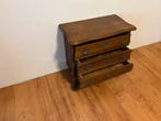 Antieke ladekastje / commode - 65x35x60cm, Ophalen, Gebruikt, 50 tot 100 cm, 3 of 4 laden