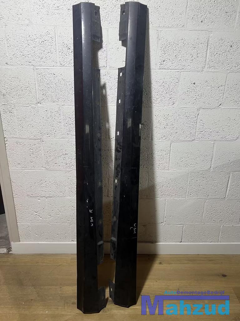 MERCEDES C KLASSE W204 ZWART 197 zijskirt set 2008-2013, Gebruikt, Mercedes-Benz AG, Mercedes-Benz, Ophalen of Verzenden