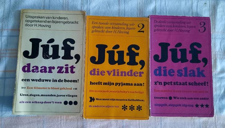 3x Boek Júf......van H. Hoving, Boeken, Humor, Gelezen, Moppen, Ophalen of Verzenden