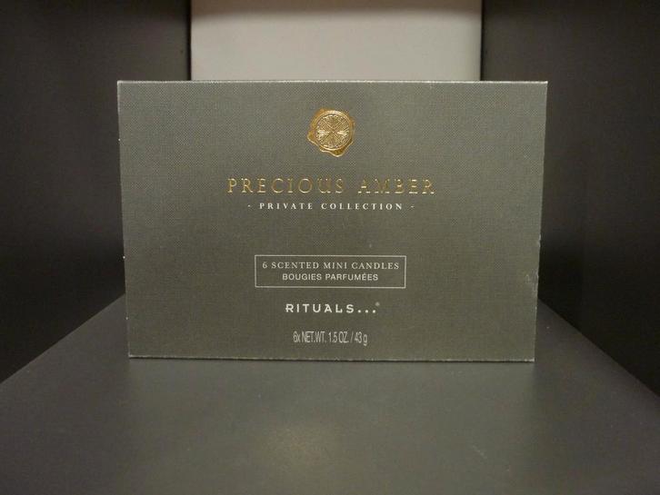 Nieuw Rituals Precious Amber scented mini candles, geurkaars, Huis en Inrichting, Woonaccessoires | Kandelaars en Kaarsen, Nieuw
