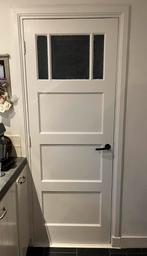 Paneeldeuren met 3 ruitjes, Ophalen, Gebruikt, Binnendeur, 200 tot 215 cm