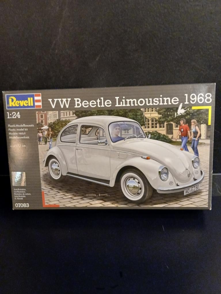 Revell VW Kever Limousine 1968 Modelbouwdoos 1:24, Hobby en Vrije tijd, Modelauto's | 1:32, Ophalen of Verzenden, Nieuw, Auto
