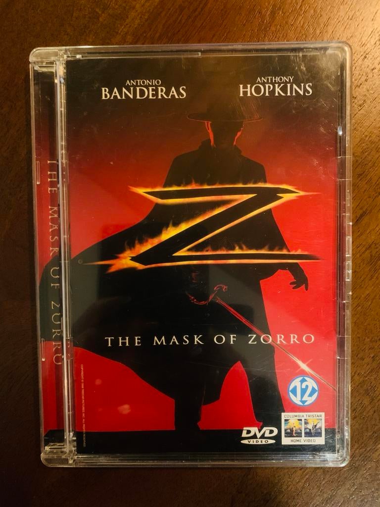 Dvd The mask of Zorro, Vanaf 12 jaar, Ophalen of Verzenden, Zo goed als nieuw