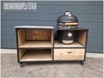 Buitenkeuken Kamado Egg Large - Stalen frame met steigerhout
