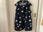 Ulla Popken blauw met witte bollen  tuniek, maat 50 52, Ophalen of Verzenden, Zo goed als nieuw, Maat 46/48 (XL) of groter, Blauw