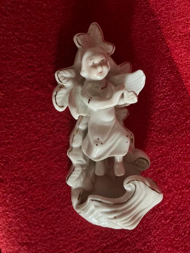 Oud wijwaterbakje ❤️ engel, Antiek en Kunst, Antiek | Religie, Ophalen of Verzenden