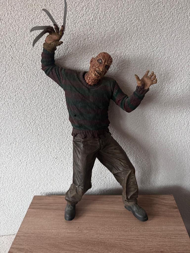 Freddy Krueger Spreekpop 40cm, Kinderen en Baby's, Speelgoed | Actiefiguren, Gebruikt, Ophalen of Verzenden