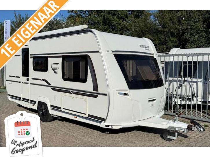 Fendt Bianco Activ 465 SGE Incl. Mover en Luifel, Caravans en Kamperen, Caravans, Bedrijf, tot en met 2, Overige, Fendt, 2 aparte bedden