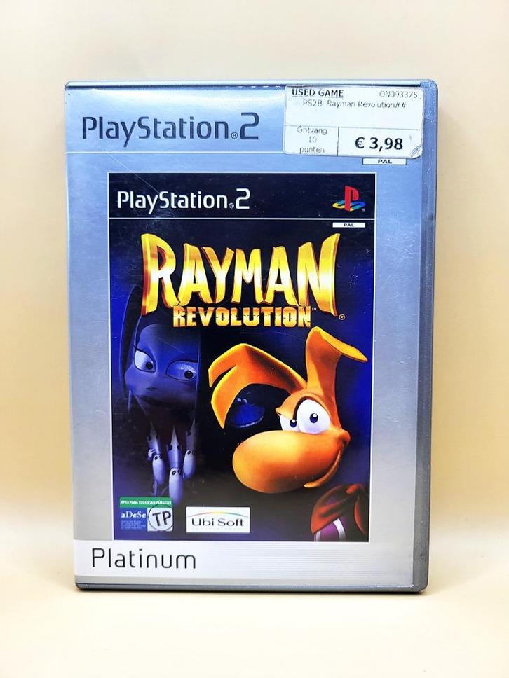 Rayman Revolution PS2, Spelcomputers en Games, Games | Sony PlayStation 2, Zo goed als nieuw, Avontuur en Actie, 1 speler, Vanaf 3 jaar