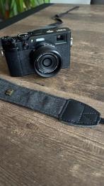 Fujifilm x100v zwart 6600 clicks, Ophalen, Compact, Zo goed als nieuw, Fuji