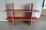 Vintage IKEA ROBIN wandrek boekenplank in tomaat rood / hout, Zo goed als nieuw, Ophalen