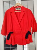 Natan Blazer Blouse Koraal Rood Maat 40 (valt kleiner), Maat 38/40 (M), Nieuw, Ophalen of Verzenden, Jasje