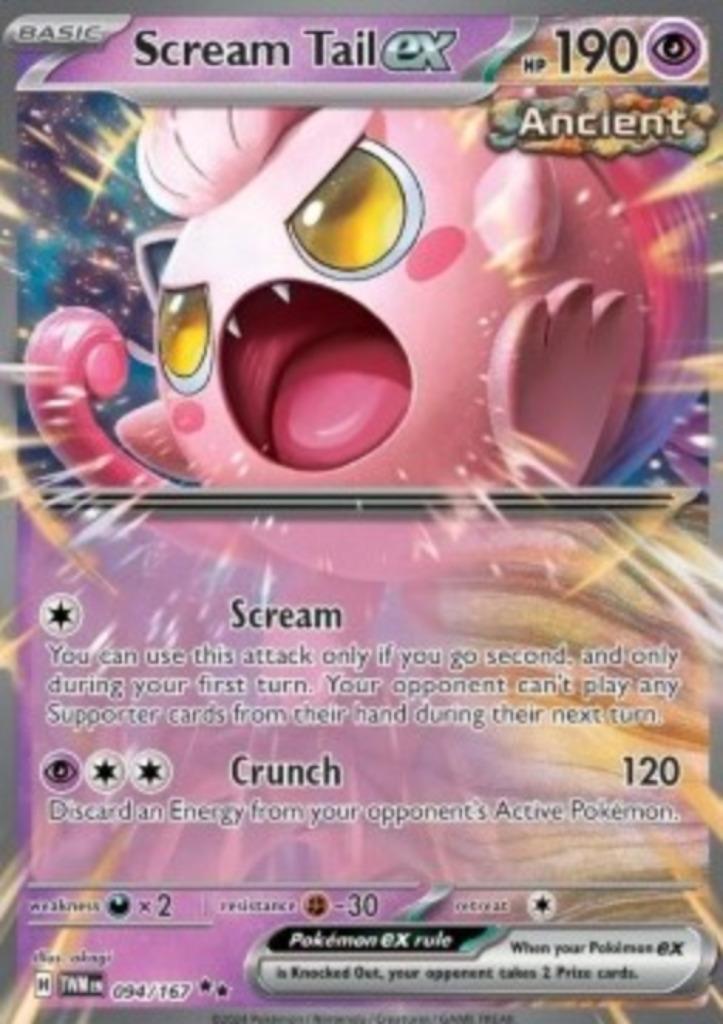 Scream Tail ex #094 - TWM -Twilight Masquerade, Hobby en Vrije tijd, Verzamelkaartspellen | Pokémon, Zo goed als nieuw, Verzenden
