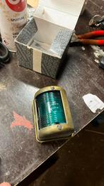 Verlichting Messing klasiek stuurboord, Watersport en Boten, Ophalen of Verzenden, Zo goed als nieuw