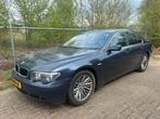 BMW 7-Serie 3.6 I 735 AUT 2002 Blauw KETTING VERSPRONGEN, Auto's, Automaat, Achterwielaandrijving, 8 cilinders, Blauw