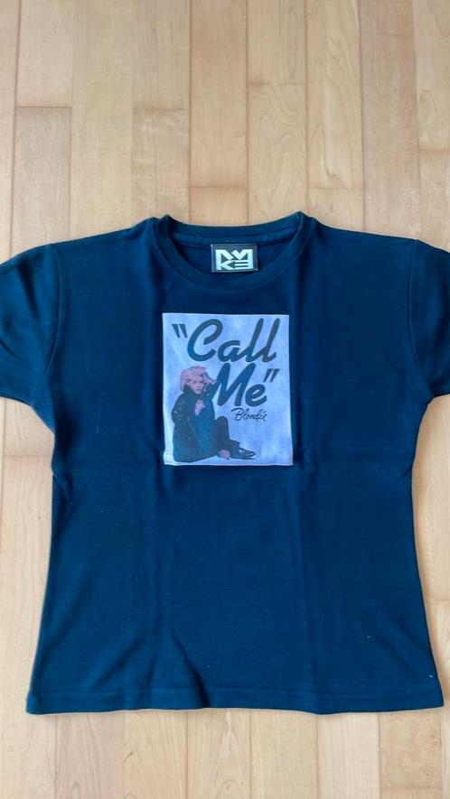 Zwart Blondie t-shirt ‘call me’, Kleding | Dames, T-shirts, Zo goed als nieuw, Korte mouw, Ophalen