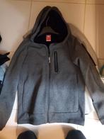 Kappa hoodie vest met rits grijs sweater capuchon maat 46, Grijs, Zo goed als nieuw, Maat 46/48 (XL) of groter, Verzenden