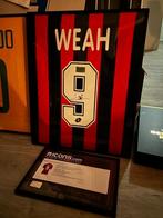 Weah gesigneerd shirt met COA, Verzamelen, Sportartikelen en Voetbal, Ophalen of Verzenden, Nieuw, Buitenlandse clubs, Shirt