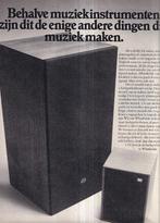 Retro reclame 1979 Wharfedale geluidsboxen boxen, Ophalen of Verzenden