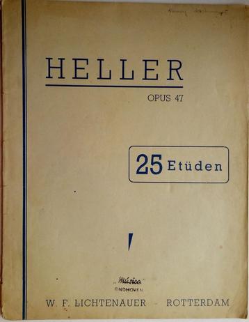 Heller Opus 47 25 Etüden beschikbaar voor biedingen