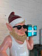 Tuinkabouter met cadeau - Zomerse Kerst, Ophalen, Kunststof, Gebruikt, .