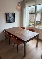 Massieve eikenhouten tafel - 200x100cm, Huis en Inrichting, Tafels | Eettafels, Ophalen, Gebruikt, 100 tot 150 cm, Eikenhout