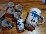 De Vuurvogel Milsbeek Aardewerk Set., Gebruikt, Overige typen, Ophalen of Verzenden, Overige stijlen