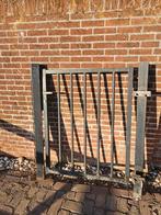 Gegalvaniseerde tuin draai poort zwart, Ophalen, Gebruikt, 100 tot 150 cm, 100 tot 150 cm